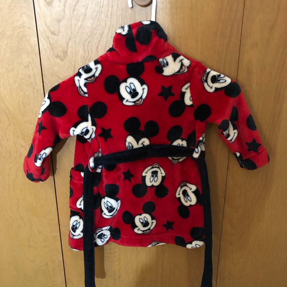 Disney Mickey Plush Bathrobe - Picture 4 of 10